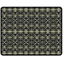 Geometric Textured Ethnic Pattern 1 Fleece Blanket (medium)  by dflcprintsclothing