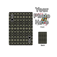 Geometric Textured Ethnic Pattern 1 Playing Cards 54 Designs (Mini)