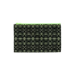 Geometric Textured Ethnic Pattern 1 Cosmetic Bag (xs) by dflcprintsclothing