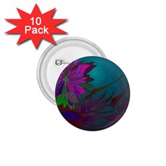 Evening Bloom 1 75  Buttons (10 Pack) by LW323