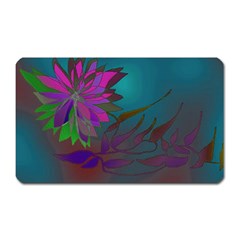 Evening Bloom Magnet (rectangular) by LW323