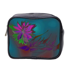 Evening Bloom Mini Toiletries Bag (two Sides) by LW323