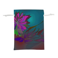 Evening Bloom Lightweight Drawstring Pouch (l) by LW323