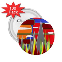 Forrest Sunset 2.25  Buttons (100 pack) 