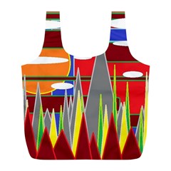 Forrest Sunset Full Print Recycle Bag (L)