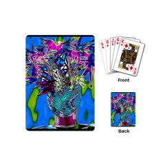 Exotic Flowers In Vase Playing Cards Single Design (mini) by LW323