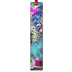 Exotic Flowers In Vase Large Book Marks by LW323