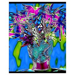 Exotic Flowers In Vase Drawstring Bag (small) by LW323