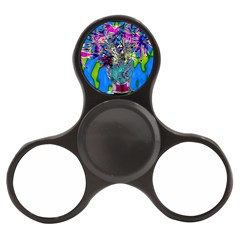 Exotic Flowers In Vase Finger Spinner by LW323