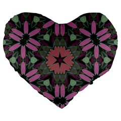 Tropical Island Large 19  Premium Heart Shape Cushions by LW323