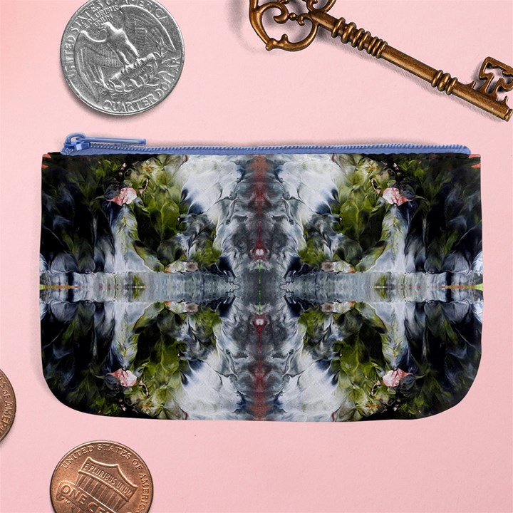 Mixed Media Painting Repeats Large Coin Purse