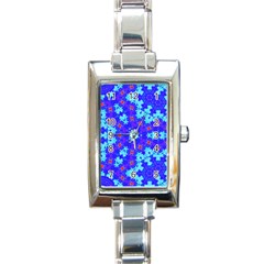 Blueberry Rectangle Italian Charm Watch by LW323