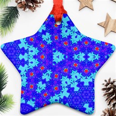 Blueberry Star Ornament (two Sides) by LW323