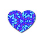 Blueberry Heart Coaster (4 pack)  Front