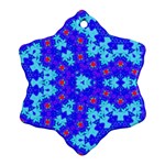 Blueberry Ornament (Snowflake) Front