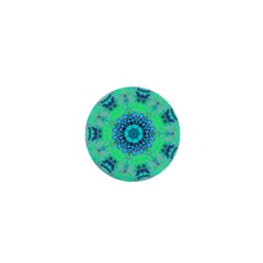 Blue Green  Twist 1  Mini Magnets by LW323