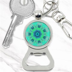 Blue Green  Twist Bottle Opener Key Chain by LW323