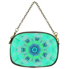 Blue Green  Twist Chain Purse (one Side) by LW323