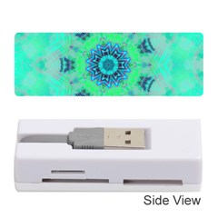 Blue Green  Twist Memory Card Reader (stick) by LW323