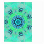 Blue green  Twist Large Garden Flag (Two Sides) Front