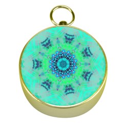 Blue Green  Twist Gold Compasses by LW323