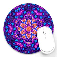 Glory Light Round Mousepads by LW323