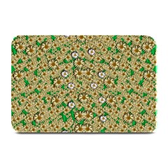 Florals In The Green Season In Perfect  Ornate Calm Harmony Plate Mats by pepitasart