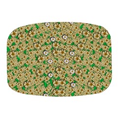 Florals In The Green Season In Perfect  Ornate Calm Harmony Mini Square Pill Box