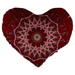 Redyarn Large 19  Premium Heart Shape Cushions by LW323