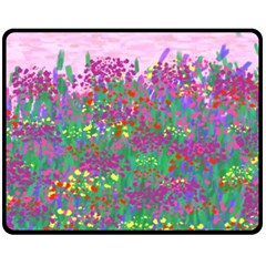 Bay Garden Fleece Blanket (medium)  by LW323