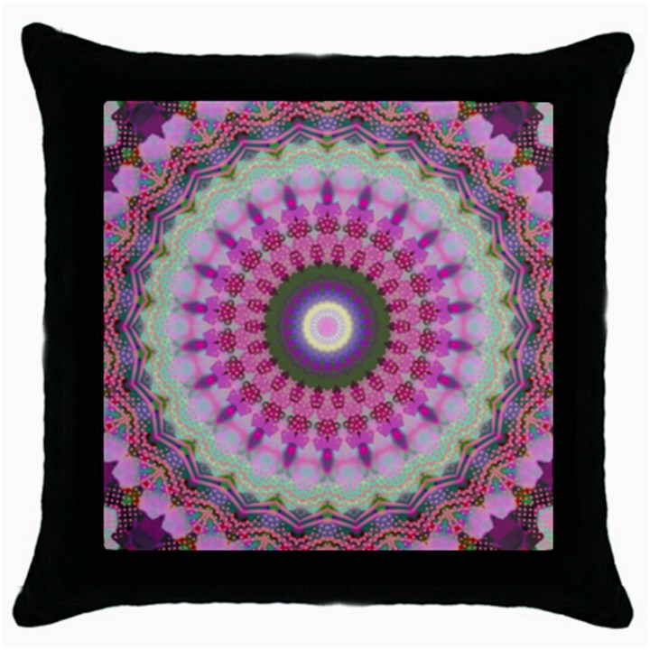 Sweet Cake Throw Pillow Case (Black)