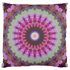 Sweet Cake Large Flano Cushion Case (one Side) by LW323