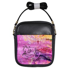 Monsoon Girls Sling Bag by kaleidomarblingart