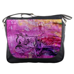 Monsoon Messenger Bag by kaleidomarblingart