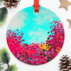 Flowers Ornament (round) by LW323