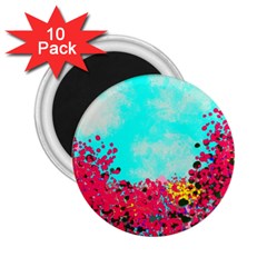 Flowers 2 25  Magnets (10 Pack)  by LW323