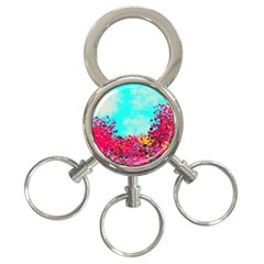 Flowers 3-ring Key Chain by LW323