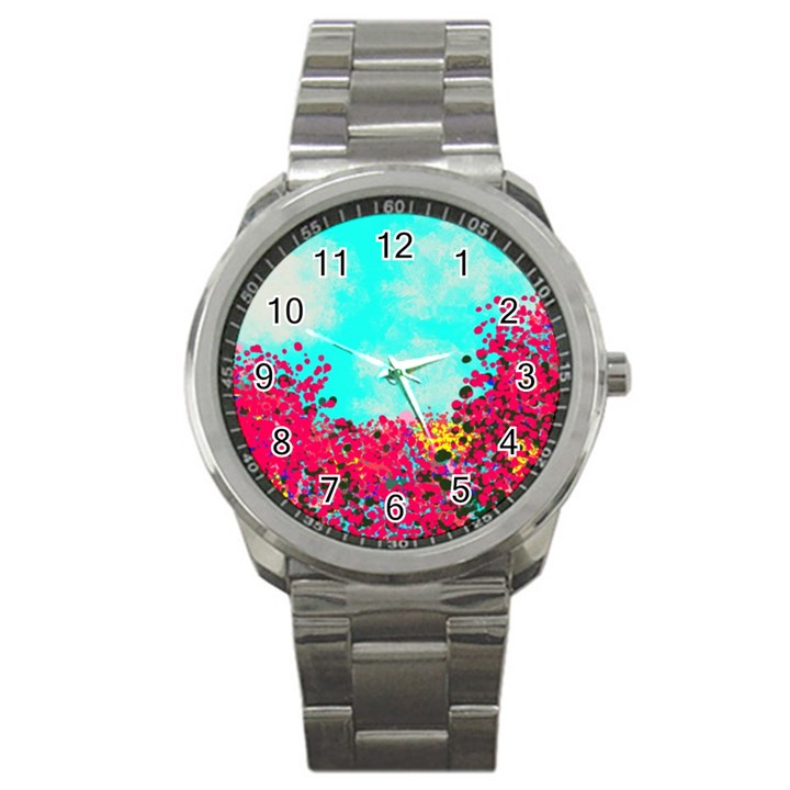 Flowers Sport Metal Watch