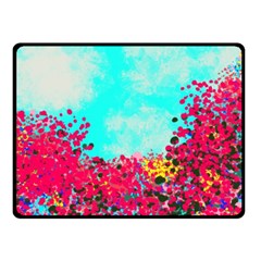 Flowers Fleece Blanket (small) by LW323