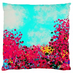 Flowers Large Cushion Case (one Side) by LW323