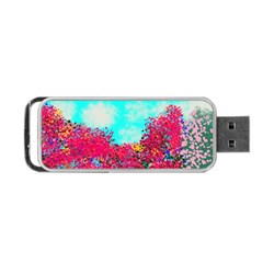 Flowers Portable Usb Flash (one Side) by LW323