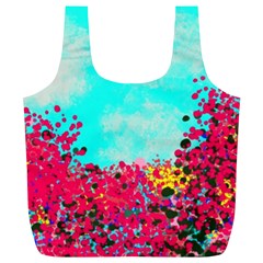 Flowers Full Print Recycle Bag (xl) by LW323