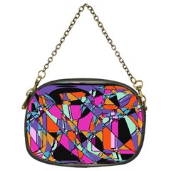 Abstract 2 Chain Purse (one Side) by LW323