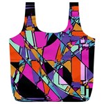 Abstract 2 Full Print Recycle Bag (XL) Front