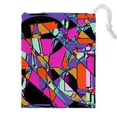 Abstract 2 Drawstring Pouch (4xl) by LW323