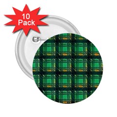 Green Clover 2 25  Buttons (10 Pack)  by LW323