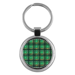 Green Clover Key Chain (round) by LW323