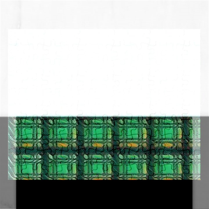 Green Clover Rectangular Jigsaw Puzzl