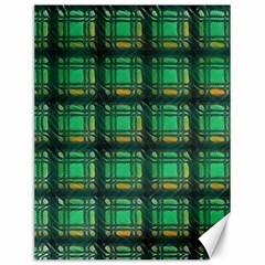 Green Clover Canvas 12  X 16  by LW323