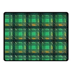 Green Clover Fleece Blanket (small) by LW323